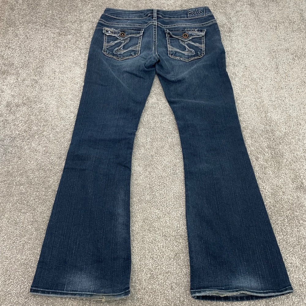 Silver Jeans Womens 30x30 Tuesday Flap Y2K Bootcut Low Rise (Size Tag 27x31)